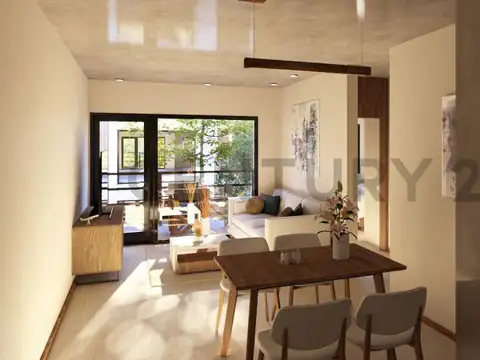 Departamento 2 ambientes con 1 baño