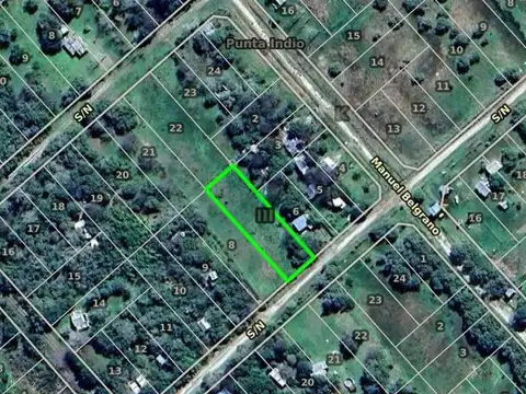 Terreno en Venta en Punta Indio, USD 30.000