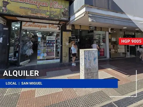 Local - Alquiler - Argentina, San Miguel - Av. Pres. Juan Domingo Peron 1660