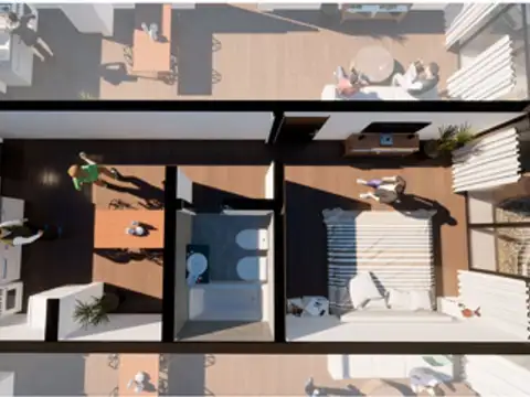 Departamento en Venta de 1 dormitorio
