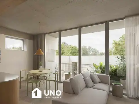 Departamento 3 ambientes con 2 baños