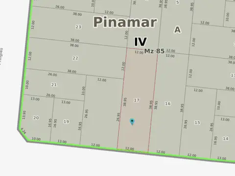 Lote comercial sobre Avenida Victor Hugo, Ostende. Pinamar