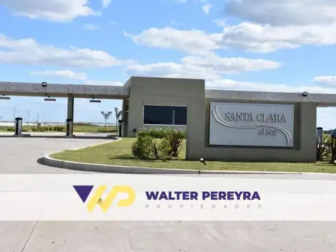 VENTA LOTE EN SANTA CLARA AL SUR CON CASA A TERMINAR