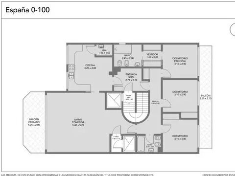 Departamento 4 ambientes con 2 baños