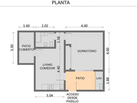 Depto Tipo Casa en Venta 47 años