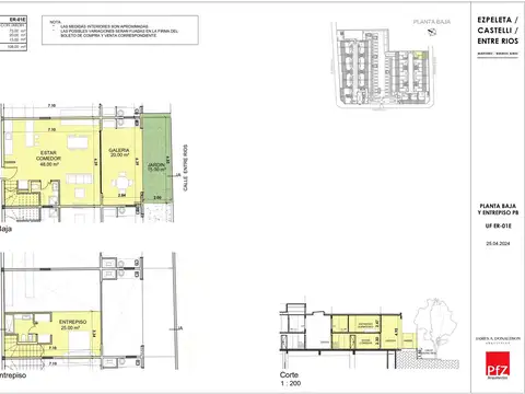 Departamento 2 ambientes con 2 baños