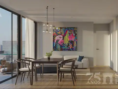 Departamento Monoambiente con 1 baño