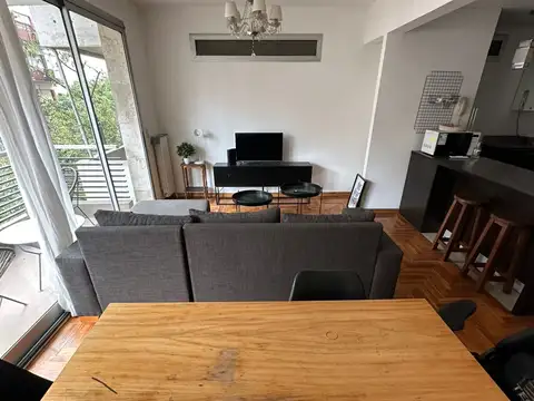 Departamento 2 ambientes con 2 baños
