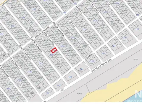 Terreno en Balneario Buenos Aires a 1 cuadra del mar. 