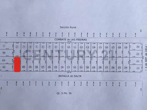 VENTA LOTE 325 M2. BARRIO SANTA MARIA 1.  CAÑUELAS