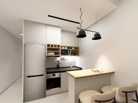 Departamento 2 ambientes con 1 baño