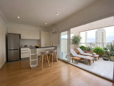 Venta departamento monoambiente con balcón terraza en Tigre