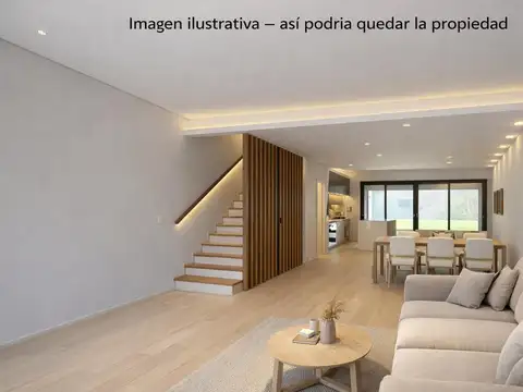 Casa de 5 ambientes con Jardin y terraza.