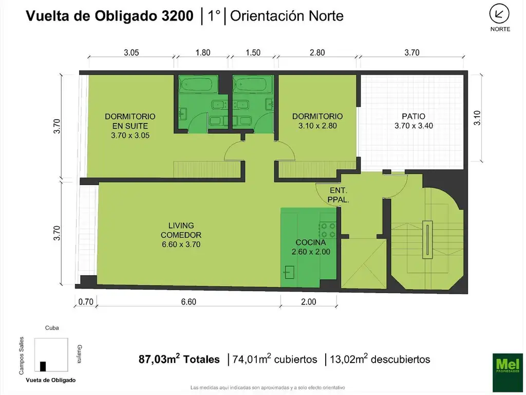 Vuelta de Obligado 3290 - Entrega Julio 2027