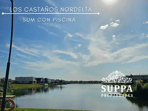 LOTE EN VENTA-FANTASTICO LOTE INTERNO - ORIENTACION NOROESTE - LOS CASTAÑOS NORDELTA