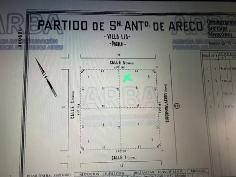 Terreno en Venta 50  mts Fondo