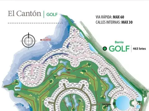 Terreno en Venta en El Cantón - Barrio Golf, USD 70.000