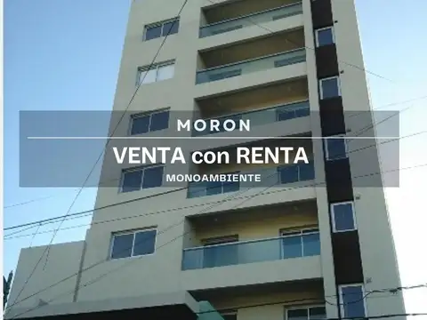 Departamento de un ambiente Moron. Cerca estación y Facultad