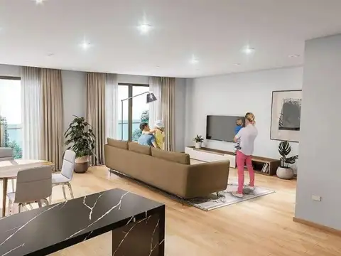 Departamento Monoambiente con 1 baño