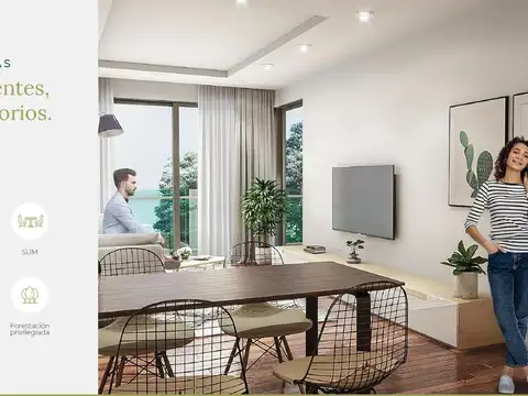Departamento en Venta de 1 dormitorio