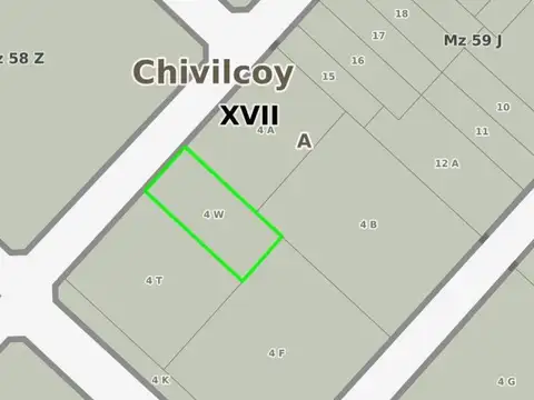 Terreno en Venta en Chivilcoy, USD 43.000