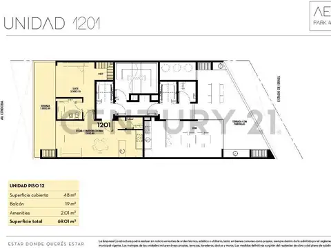 Departamento en Venta de Monoambiente
