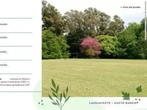 RBS. Oportunidad  En venta, hermoso lote  interno en Barri