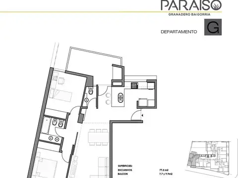 Departamento en Venta de 4 ambientes