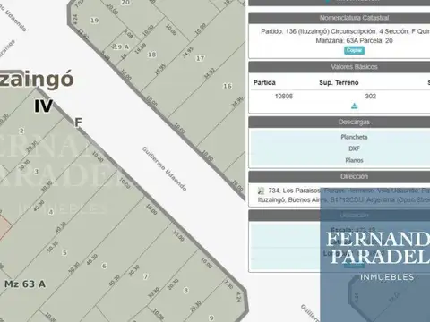 Terreno en Venta de 310,0 m2