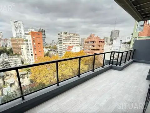Venta departamento 2 ambientes con balcón aterrazado, Las Cañitas