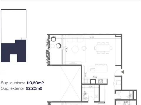 Departamento en Venta al Norte