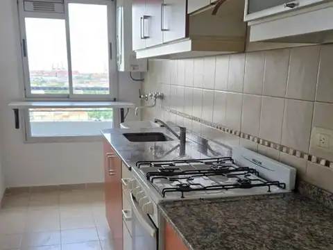 2 ambientes vista abierto en edificio con amenities