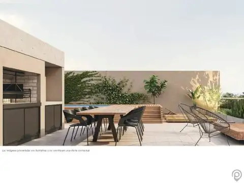 Departamento 3 ambientes con 2 baños