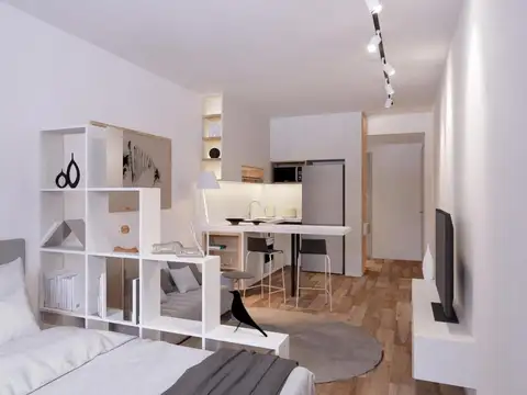Departamento Monoambiente con 1 baño