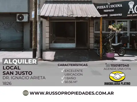 Alquiler local San Justo