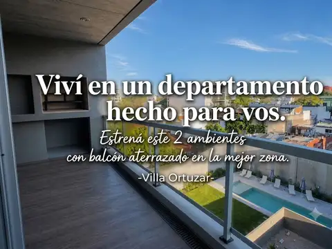 DEPARTAMENTO 2 AMBIENTES VENTA VILLA ORTUZAR