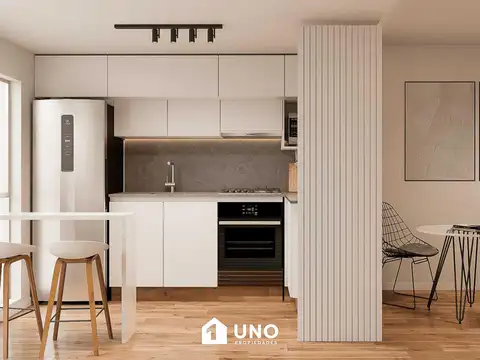 Departamento 2 ambientes con 1 baño