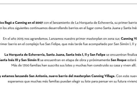 Terreno en Venta de 614,0 m2