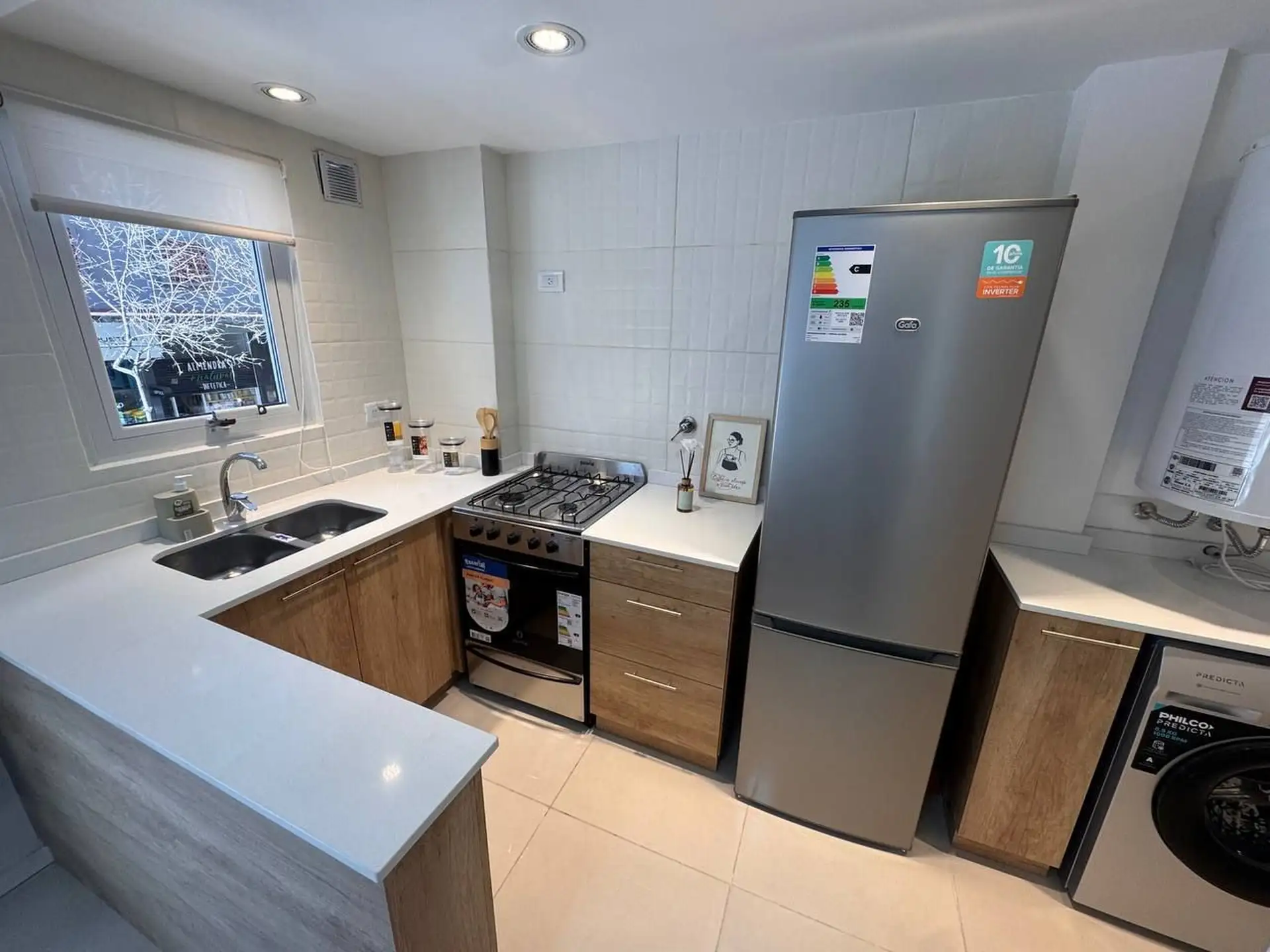 Depto 3 amb, 70m² reciclado con balcón — Plaza Colón