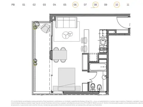 Departamento en Venta en Nuñez, USD 138.290