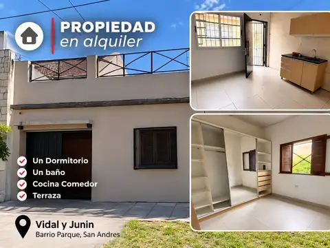 Depto Tipo Casa en Alquiler en Barrio Parque San Martín, $ 590.000