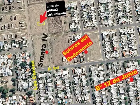 Excelente lugar Smata IV Lote 206m2