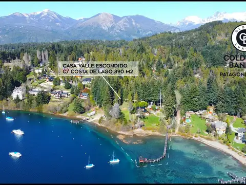 Alquiler Lujosa Casa orillas del lago Nahuel Huapi - Bariloche Patagonia Argentina