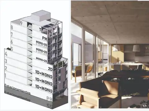 Departamento en Venta de 3 ambientes