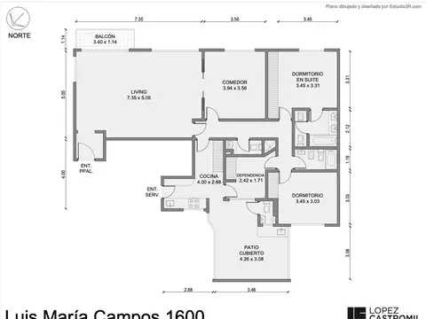 Avenida Luis María Campos 1600