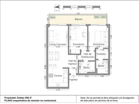 Departamento en Venta en Caballito, USD 175.000