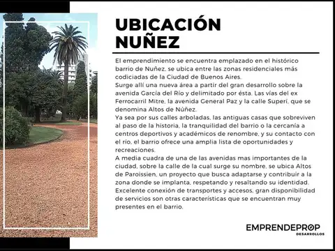 Departamento en Venta de 2 ambientes