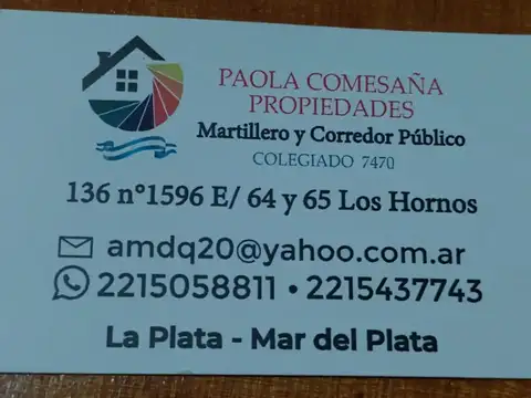 Departamento en Venta de 1 dormitorio