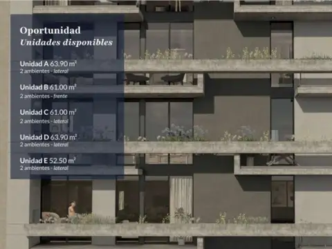 Departamento en Venta con 1 cocheras