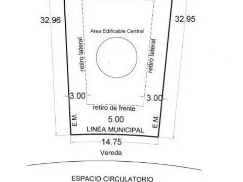 Terreno en  venta de 566.75 m2 en el barrio CARPINCHOS - NORDELTA 